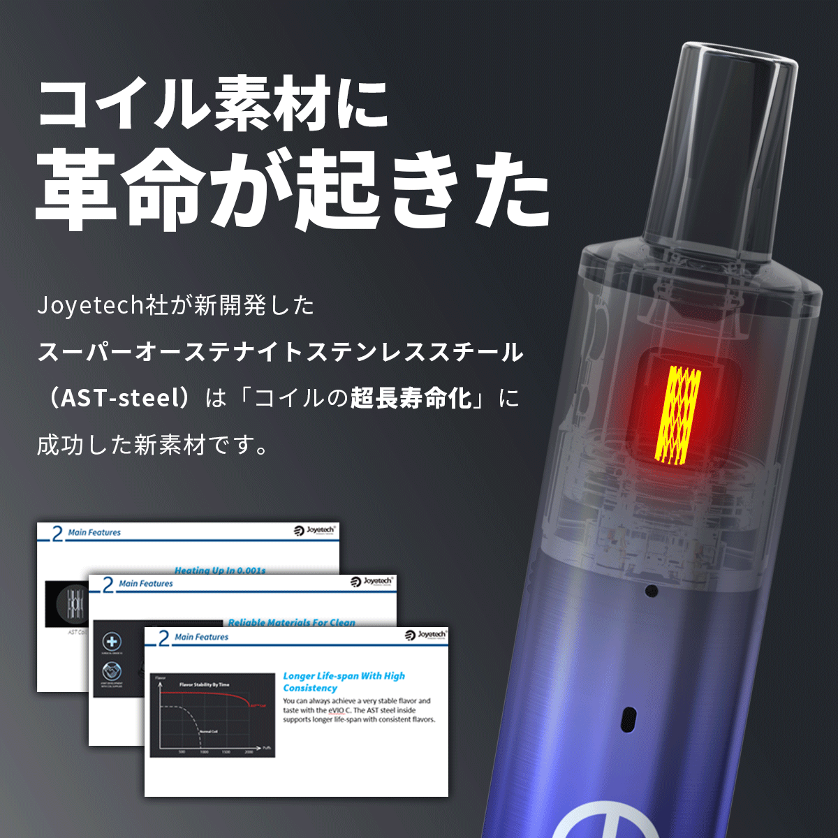 ego Pod ASTのコイル革命