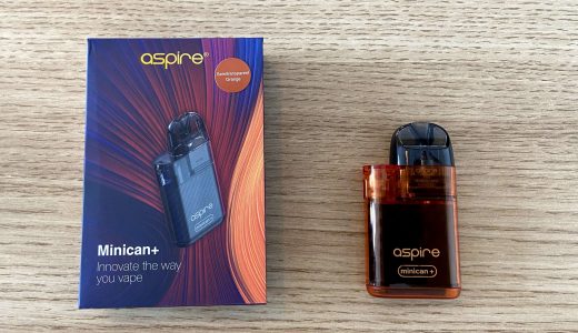 Aspire Minican＋をガチレビュー！小型ながら爆煙を楽しめる優秀デバイス