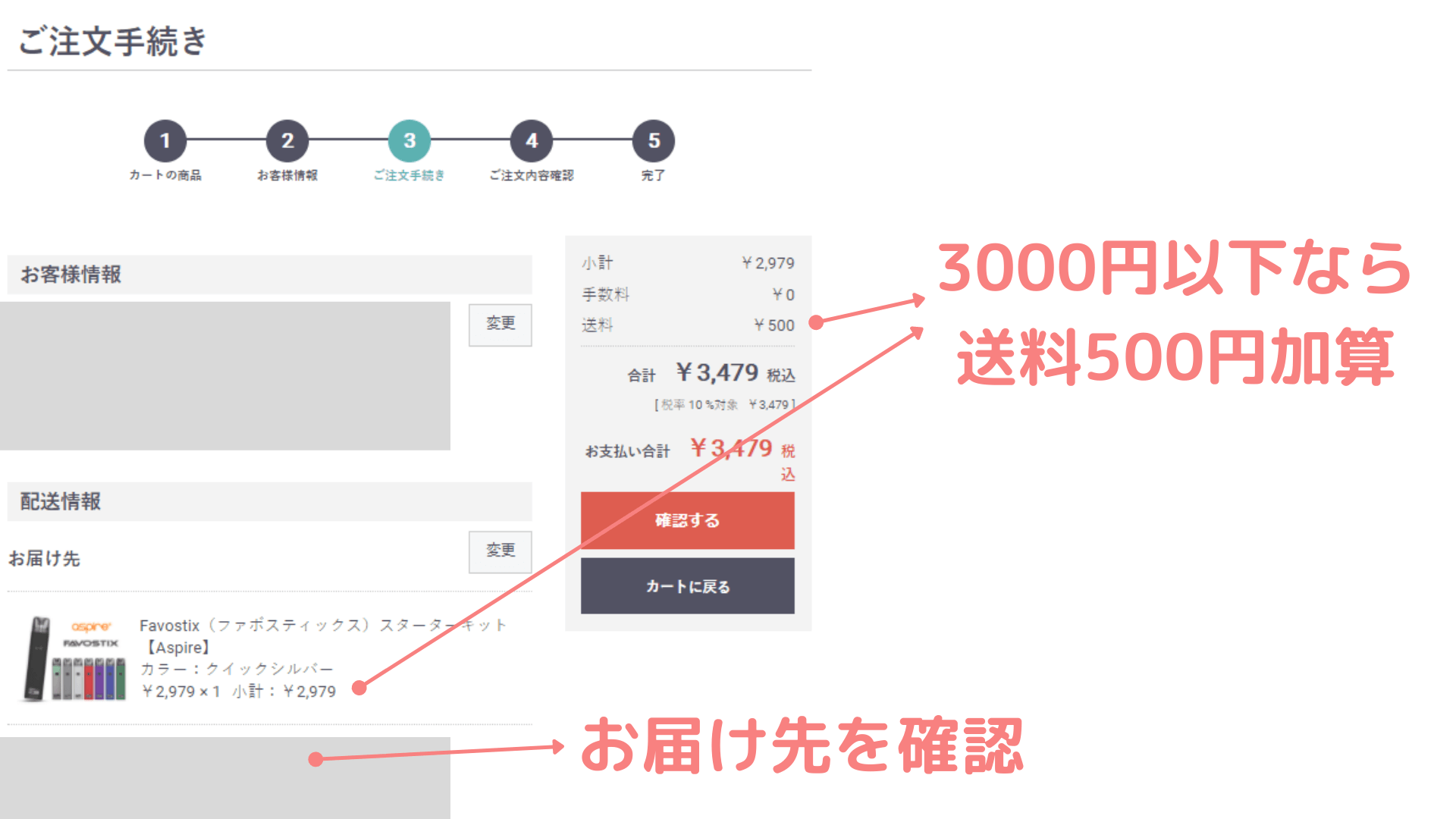 favostix「ファボスティックス」の購入手順の画像